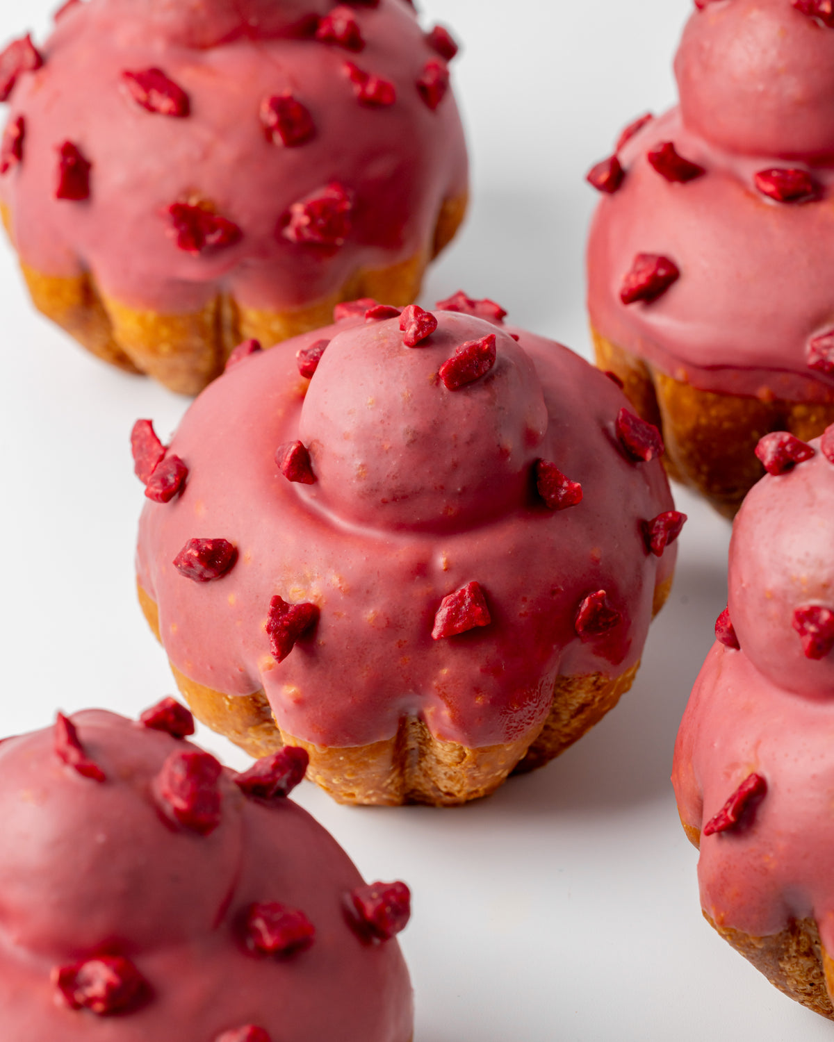 Raspberry Cremeux & Compote Brioche