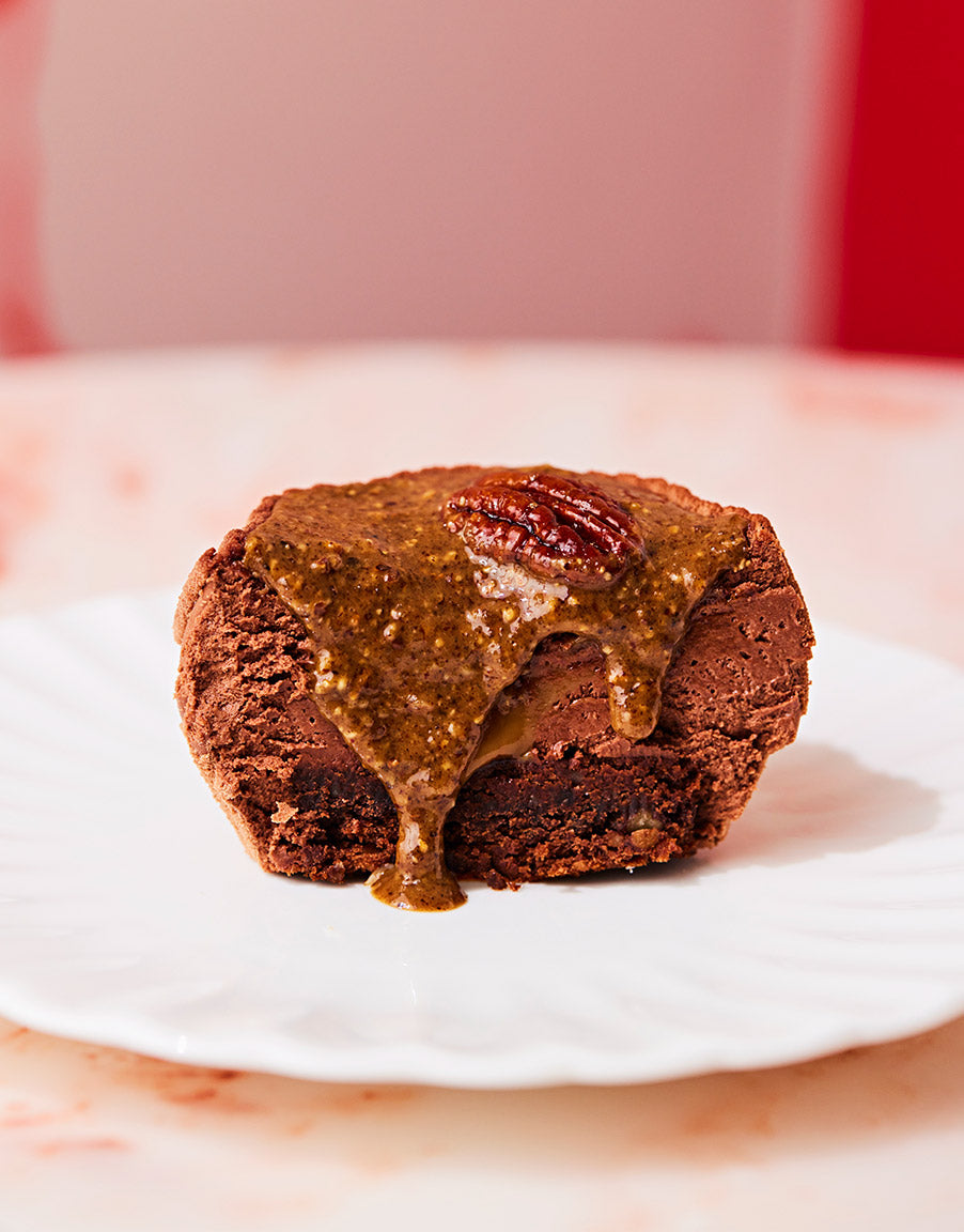 Chocolate mousse brownie