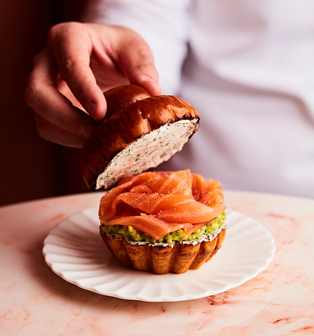 Smoked Salmon & Cucumber Sandwich