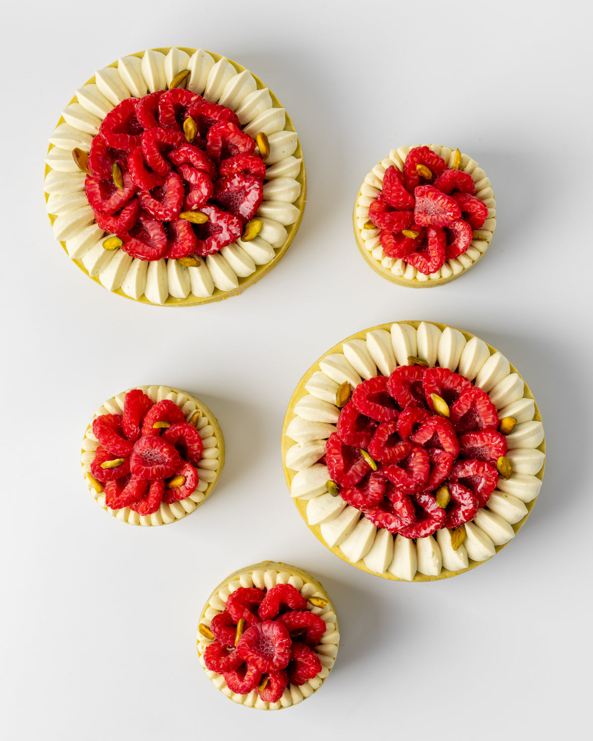 Pistachio & Raspberry Charlotte