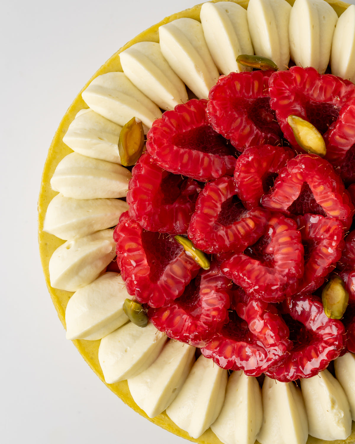 Pistachio & Raspberry Charlotte