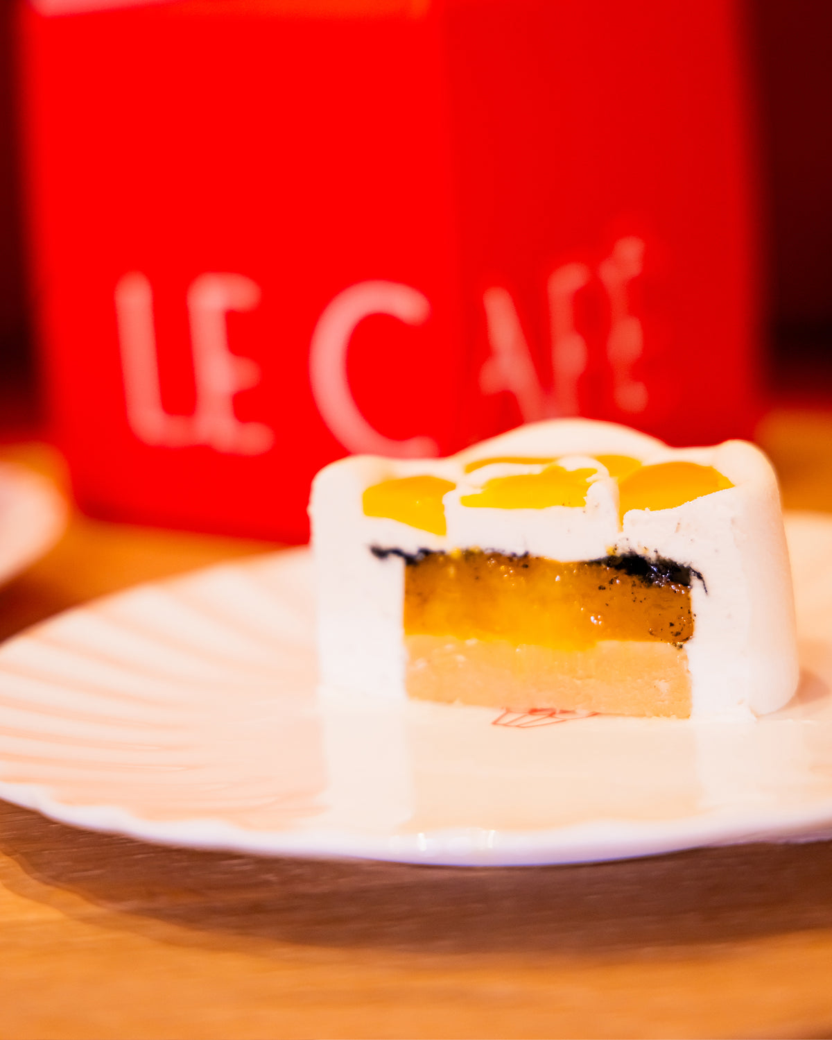 Mango & Sesame Mooncake